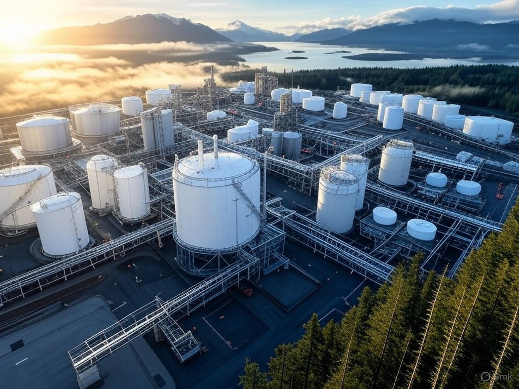 BC LNG Facility Aerial View