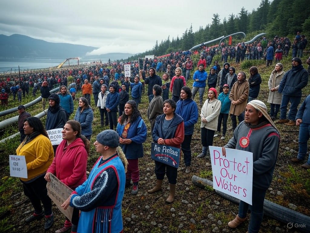 Pipeline protest in British Columbia