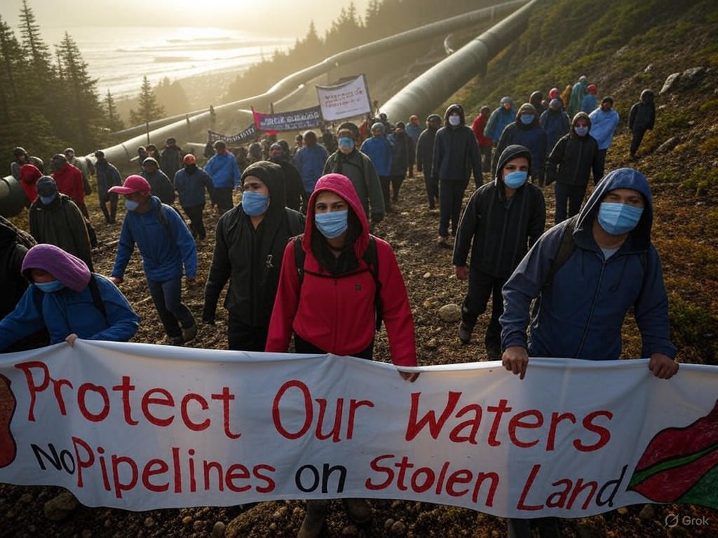 Pipeline protest in British Columbia