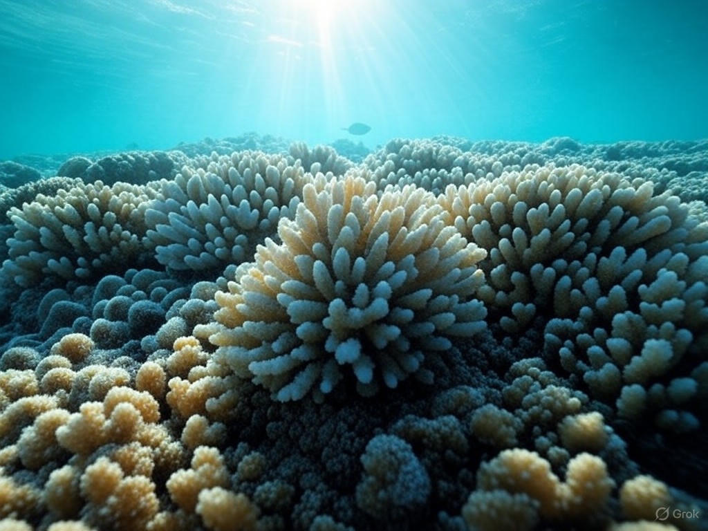 Coral bleaching in the Indian Ocean