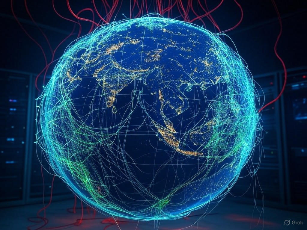 Global digital networks under threat