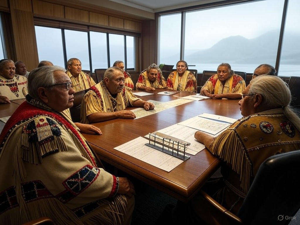 Indigenous Elders at Consultation Meeting