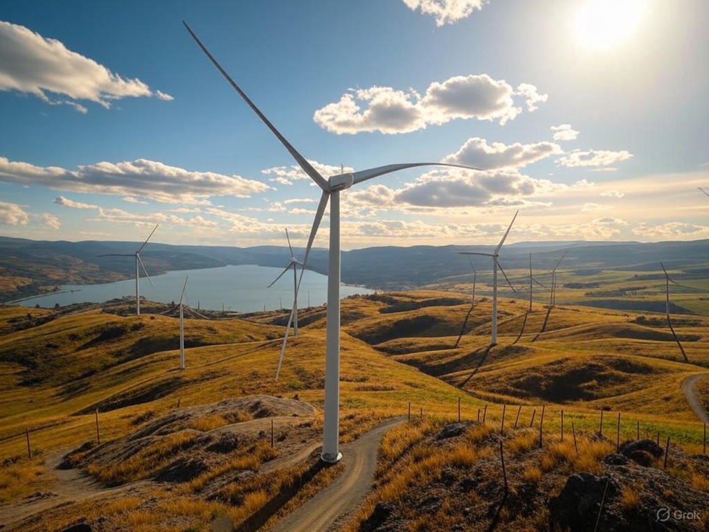 Wind Turbines in the Okanagan Valley