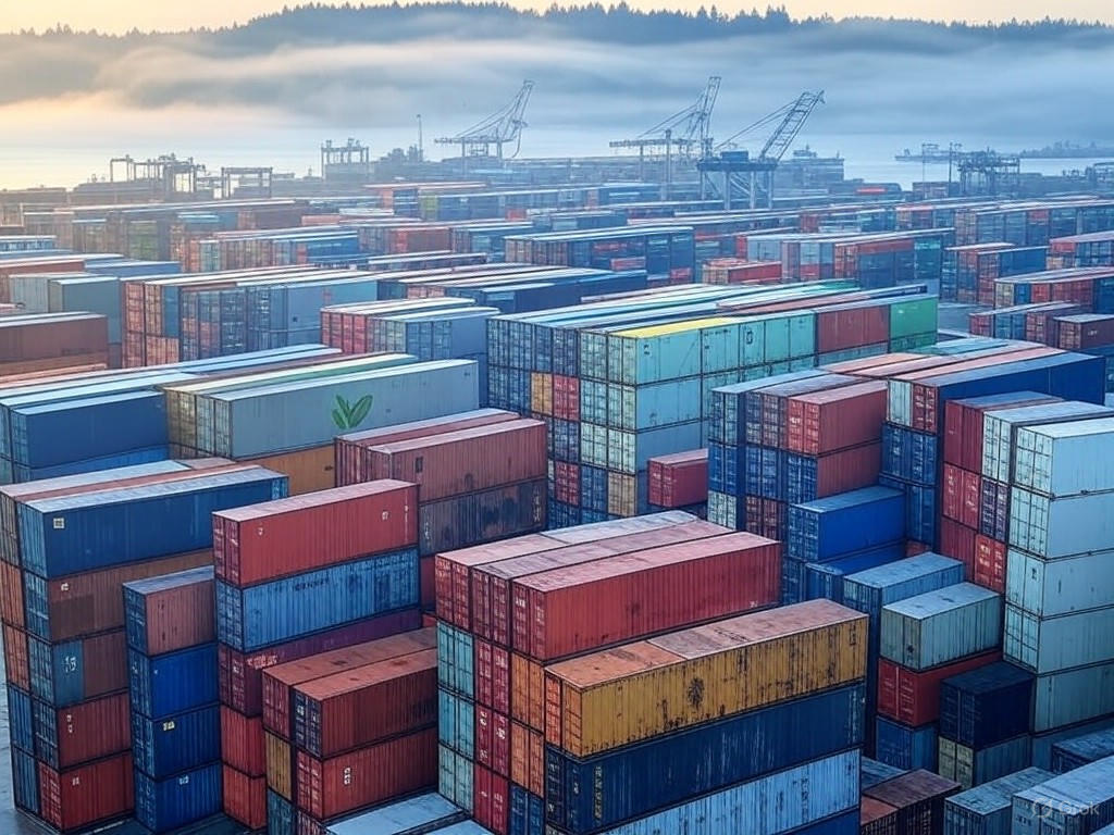 Port of Vancouver shipping containers