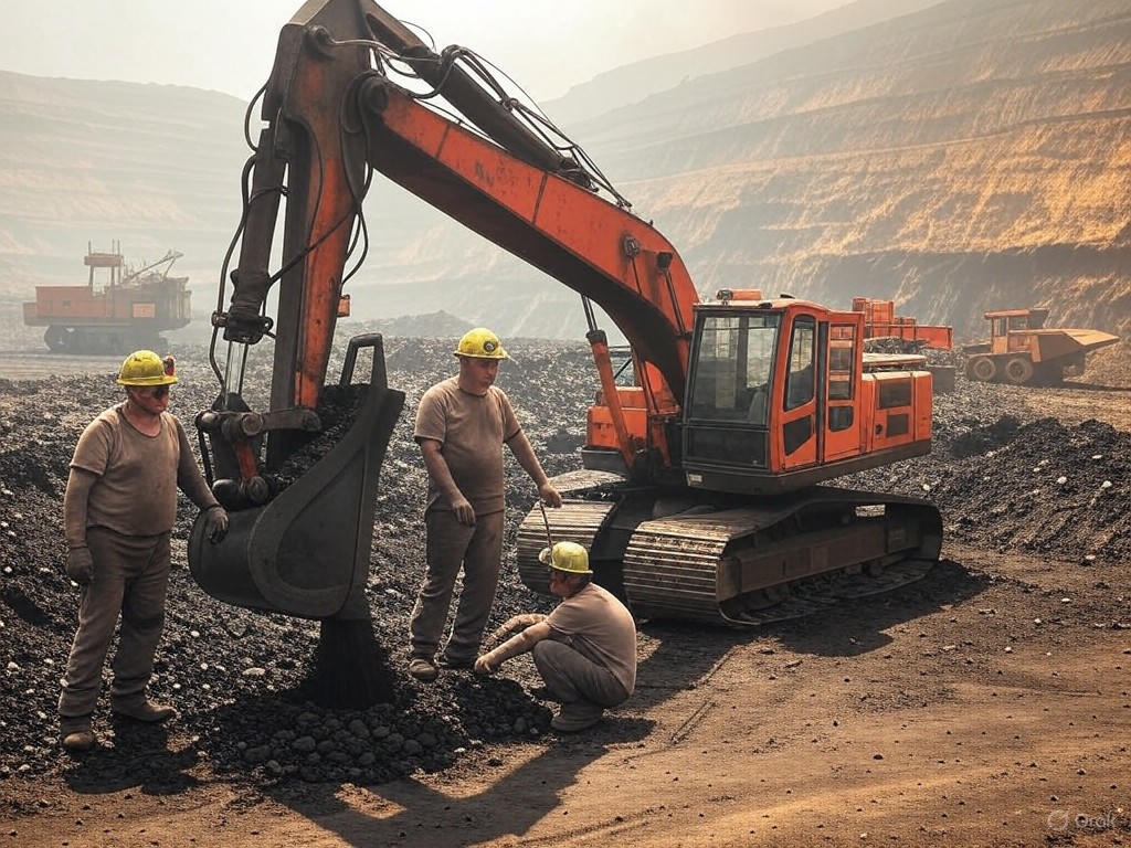 Queensland coal miners at work