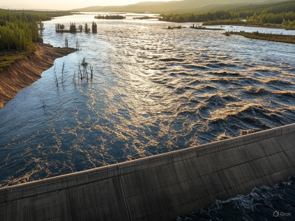 Site C Dam reservoir flooding